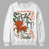 Olive Collection DopeSkill Sweatshirt Speak It Graphic