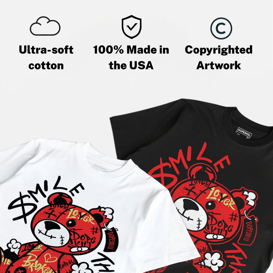 “Infrared 23” 4s DopeSkill T-Shirt Smile Through The Pain Graphic