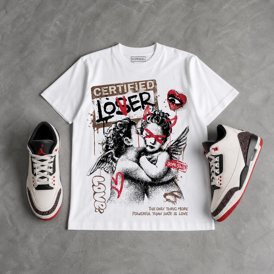 World’s Best Dad 3s DopeSkill T-Shirt Certified Lover Graphic
