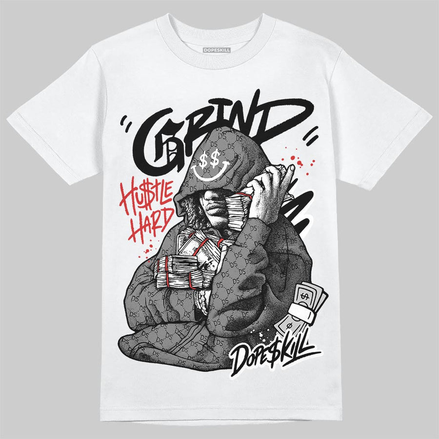 Grey 'Grind Pray' DopeSkill Graphic T-Shirt