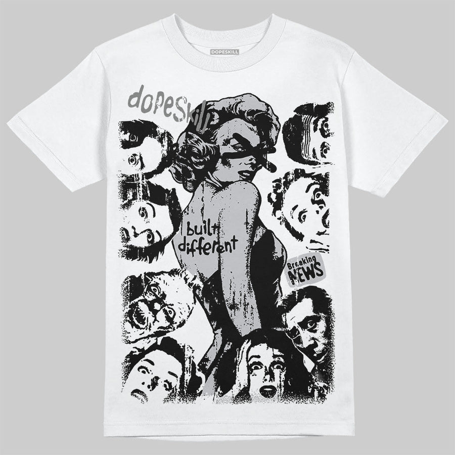 Grey Collection DopeSkill T-Shirt Built Different Graphic