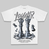 Grey Oversize Print 'Loyalty' DopeSkill Graphic T-shirt