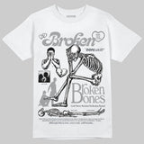 Wolf Grey 5s DopeSkill T-Shirt Broken Bones Graphic