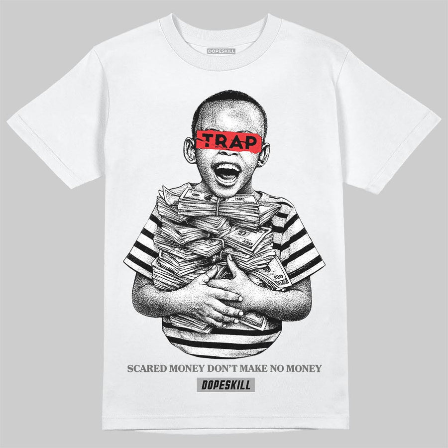 Grey 'Scared Money Don't Make No Money' DopeSkill Graphic T-Shirt