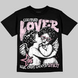 Iced Carmine 4s DopeSkill Oversize Print T-Shirt Real Ones Choose Loyalty Graphic