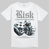 Grey 'Risk Is Better Than Regret' DopeSkill Graphic T-Shirt