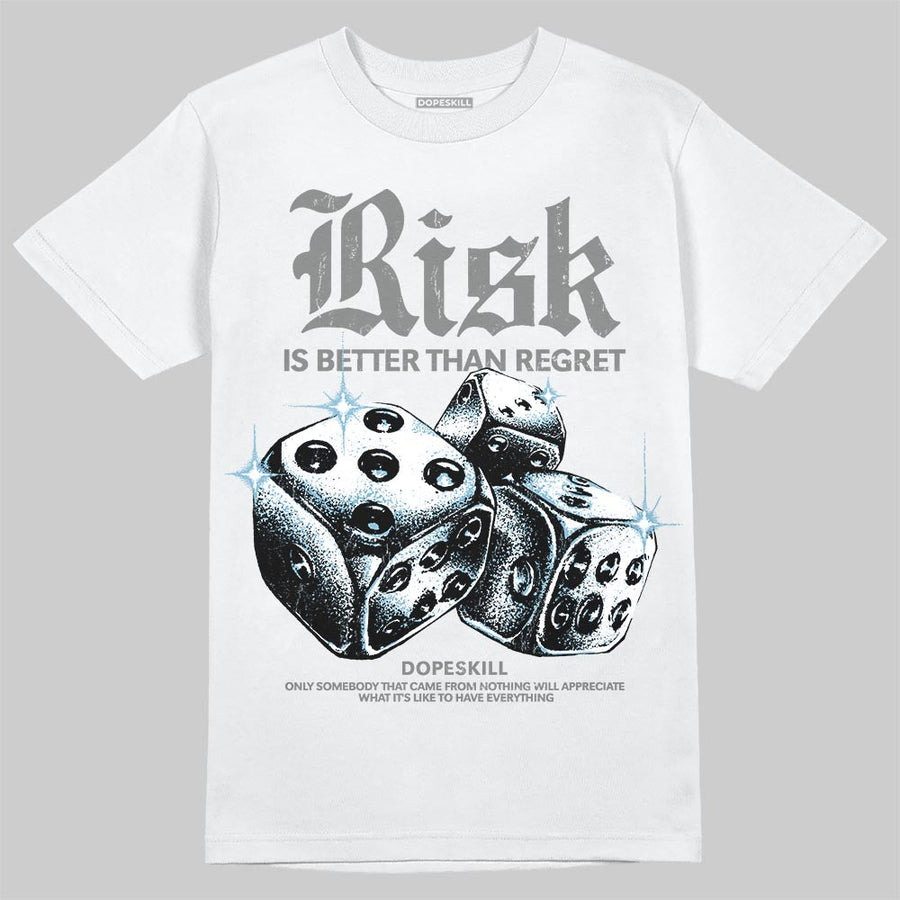 Grey 'Risk Is Better Than Regret' DopeSkill Graphic T-Shirt