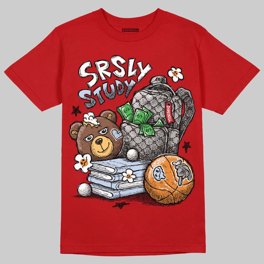Fire Red “Black Tongue” 5s DopeSkill T-Shirt SRSLY Study Graphic