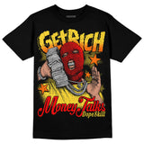 Black Tour Yellow AJ 4 Thunder DopeSkill Unisex T-Shirt Get Rich Graphic