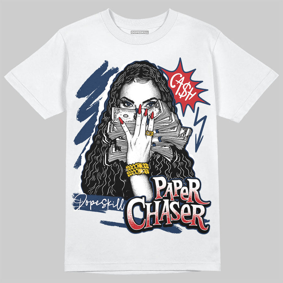 Summit White Navy 4s DopeSkill T-Shirt NPC Graphic