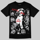 White Cement 4s DopeSkill T-Shirt Built Different Graphic