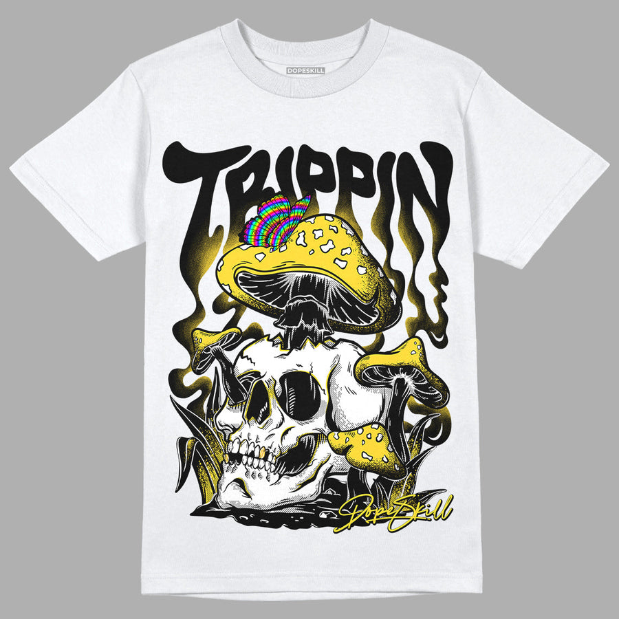 Black Tour Yellow AJ 4 Thunder DopeSkill T-Shirt Trippin Graphic