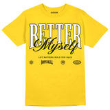 Yellow Ochre 6s DopeSkill Yellow T-shirt Better Myself Graphic
