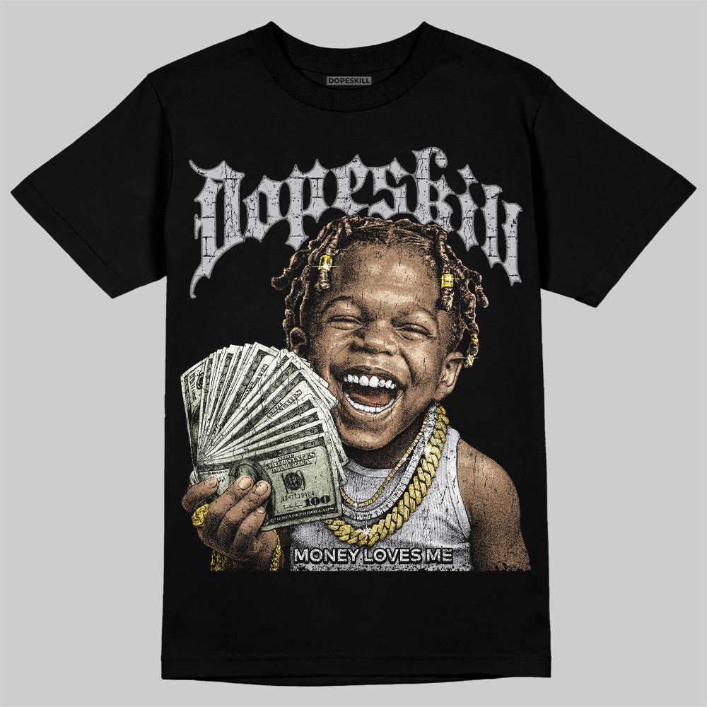 Grey 'Money Loves Me' DopeSkill Graphic T-Shirt