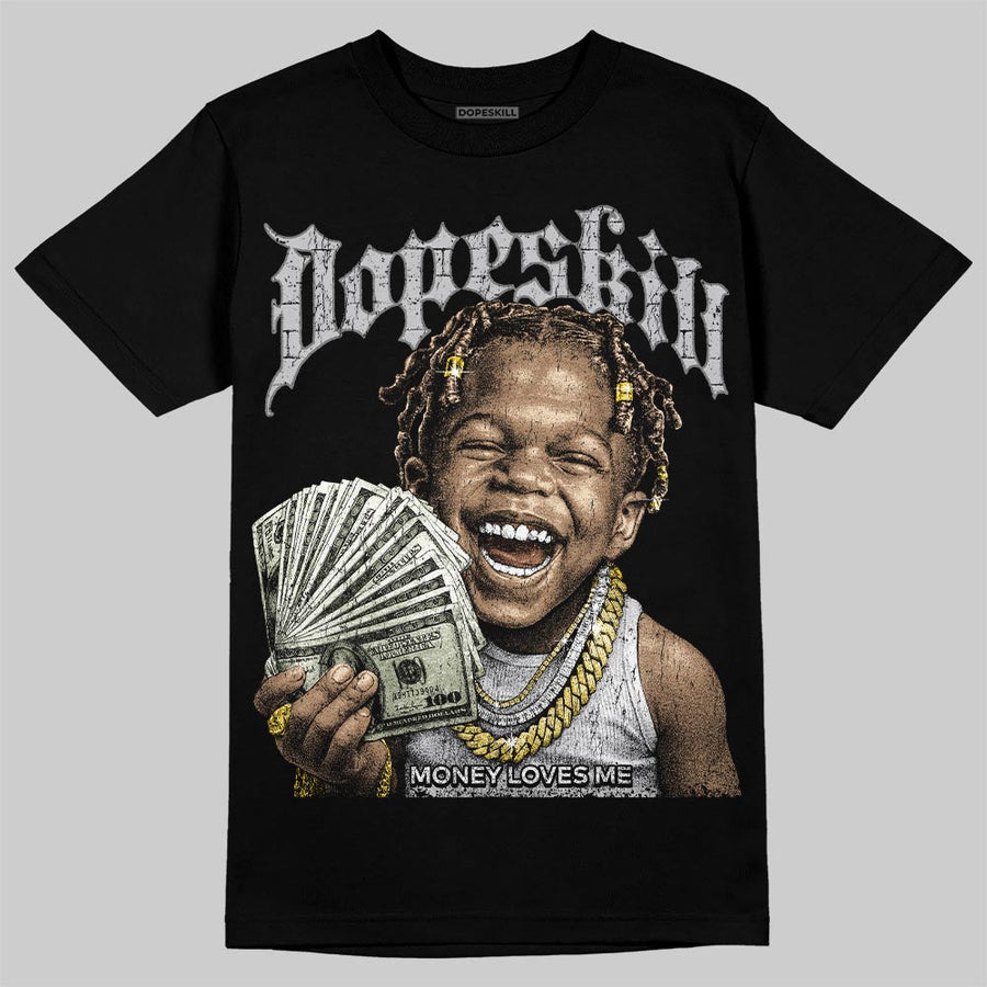 Grey 'Money Loves Me' DopeSkill Graphic T-Shirt