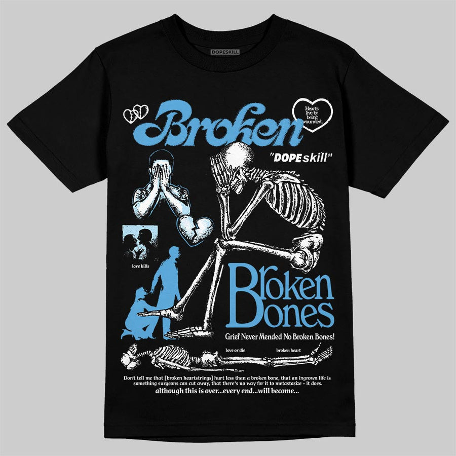 UNC 11s DopeSkill T-Shirt Broken Bones Graphic