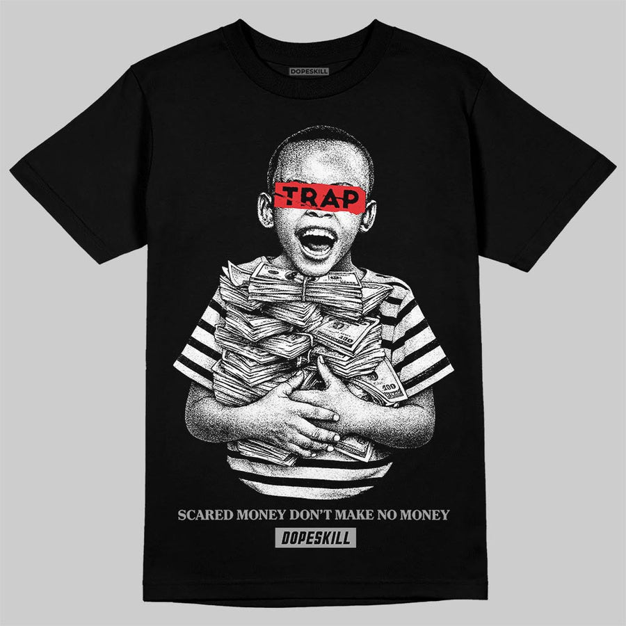 Grey 'Scared Money Don't Make No Money' DopeSkill Graphic T-Shirt