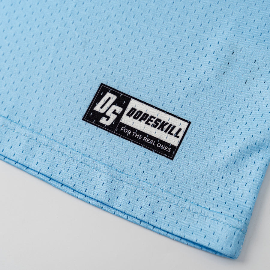 DopeSkill Oversized Jersey Streetwear Graphic Tee Cool V-Neck University Blue T-Shirt Angel 26 Graphic
