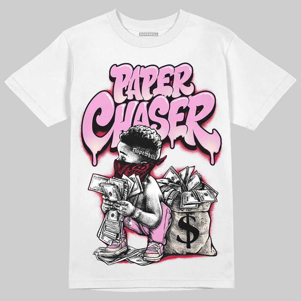 Travis Scott x “Pink Pack” 1s DopeSkill T-Shirt Paper Chaser Boy Graphic