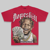 Money Loves Me Oversize Print DopeSkill T-shirt