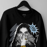 Wolf Grey 5s DopeSkill Sweatshirt NPC Graphic