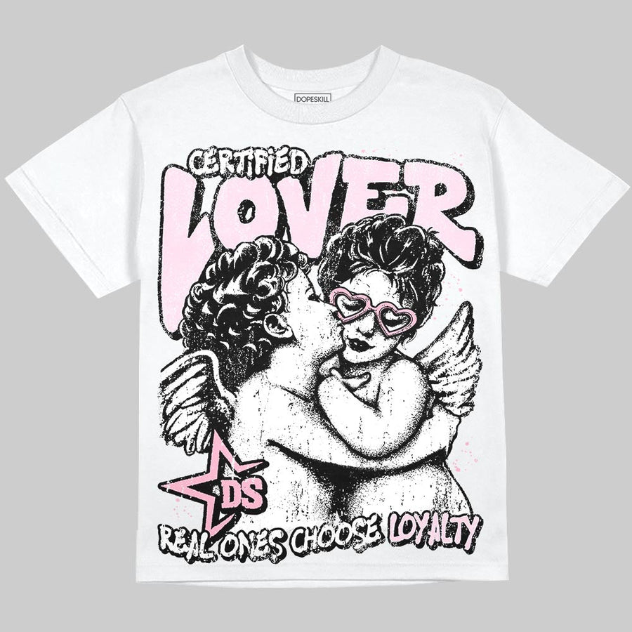 Iced Carmine 4s DopeSkill Oversize Print T-Shirt Real Ones Choose Loyalty Graphic