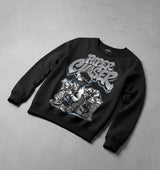 Wolf Grey 5s DopeSkill Sweatshirt Paper Chaser Boy Graphic