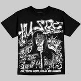 Dunk Panda White Black Oversize Print 'No Money No Lust' DopeSkill Graphic T-shirt