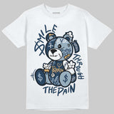 Diamond Turf II “Blue Grey” DopeSkill T-Shirt Smile Through The Pain Graphic