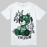 Pine Green 1s DopeSkill T-Shirt Smile Through The Pain Graphic