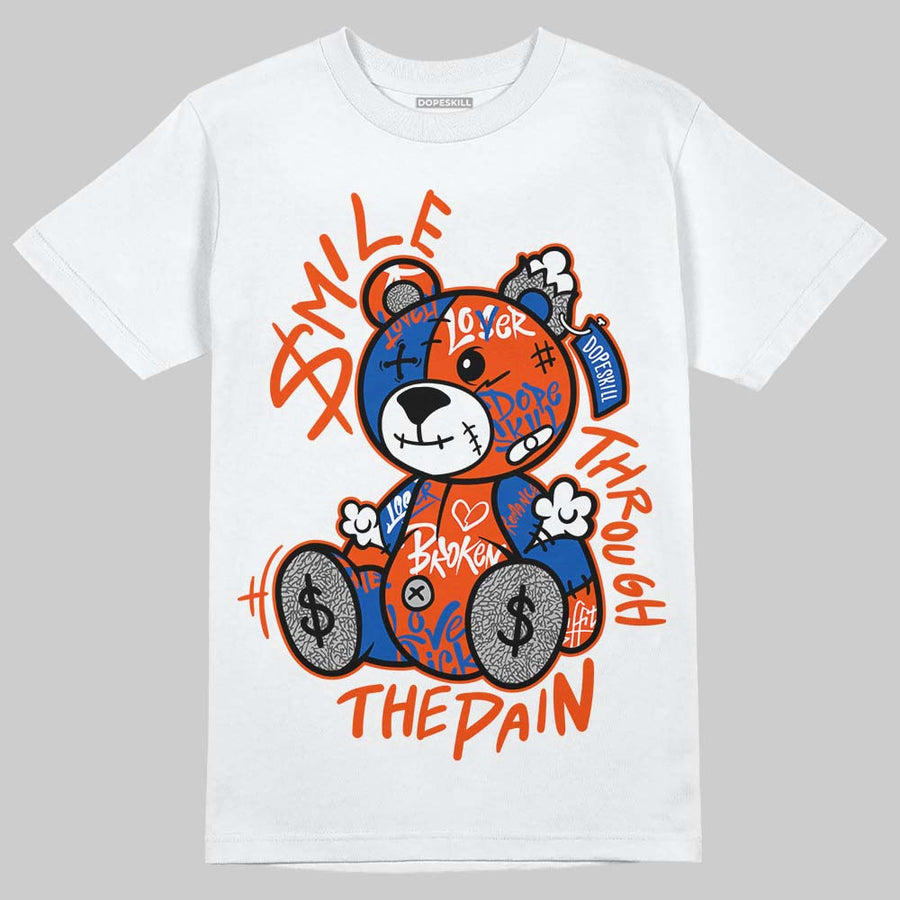 “Knicks” 3s DopeSkill T-Shirt Smile Through The Pain Graphic