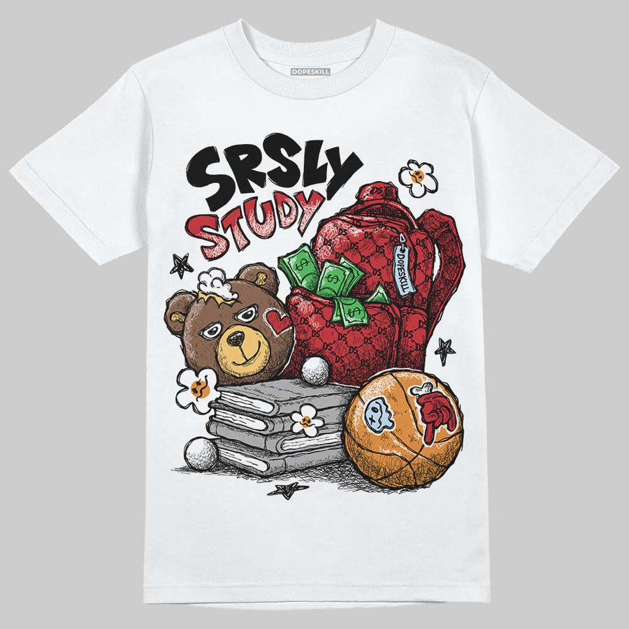 Fire Red “Black Tongue” 5s DopeSkill T-Shirt SRSLY Study Graphic