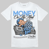 Black University Blue 5s DopeSkill T-Shirt MOMM Graphic