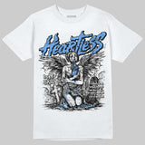 Black University Blue 5s DopeSkill T-Shirt Heartless Graphic