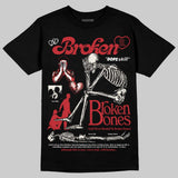 Flight Club 4s DopeSkill T-Shirt Broken Bones Graphic