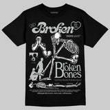 Wolf Grey 12s DopeSkill T-Shirt Broken Bones Graphic