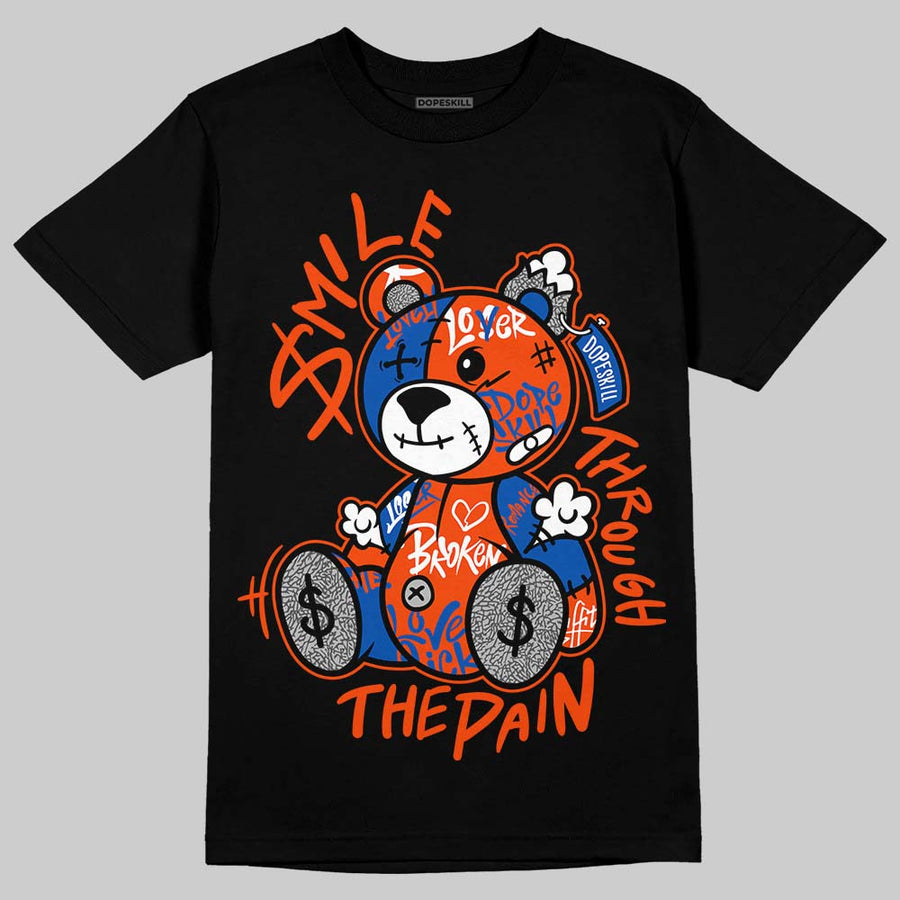 “Knicks” 3s DopeSkill T-Shirt Smile Through The Pain Graphic
