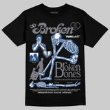 Flint Grey 9s DopeSkill T-Shirt Broken Bones Graphic
