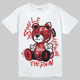 Foamposite One "Gym Red" DopeSkill T-Shirt Smile Through The Pain Graphic