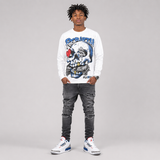 “True Blue” 3s DopeSkill Long Sleeve T-Shirt Rebirth Graphic