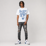 “True Blue” 3s DopeSkill T-Shirt Stack Paper Graphic