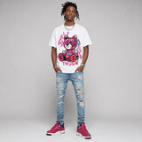 Sweet Beet 4s DopeSkill T-Shirt Smile Through The Pain Graphic