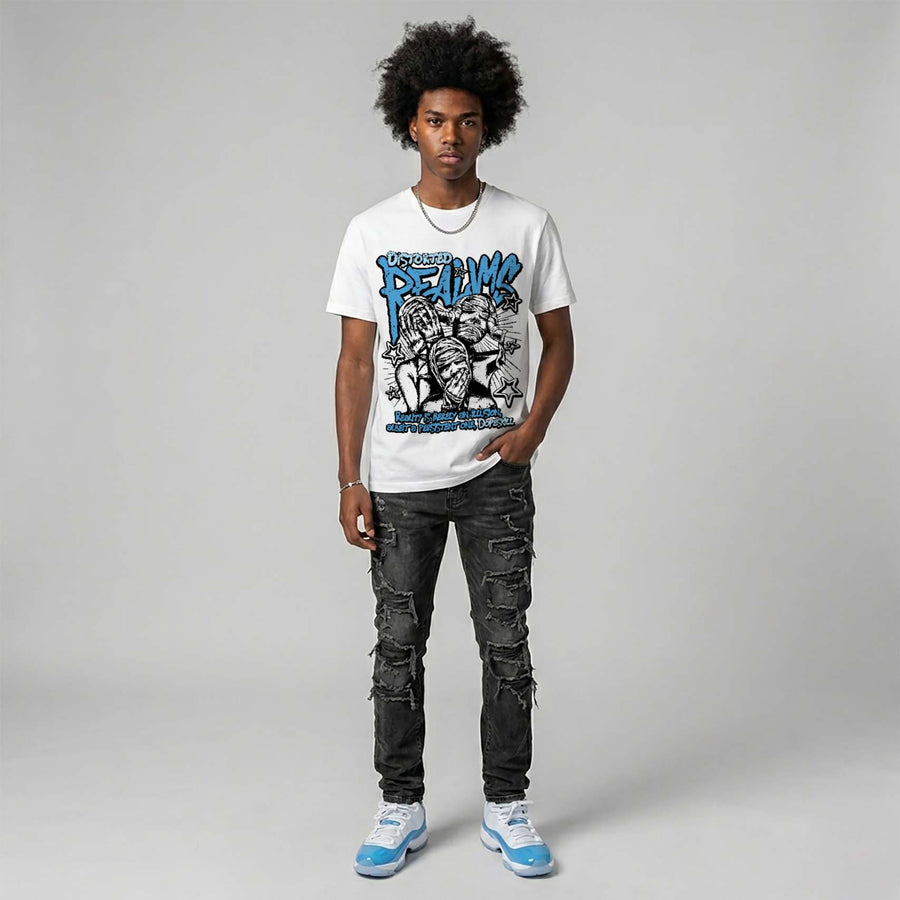 UNC 11s DopeSkill T-Shirt Distorted Realms Graphic