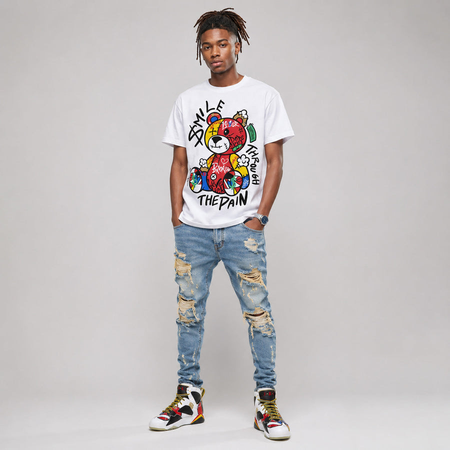 “Miro Olympic” 7s DopeSkill T-Shirt Smile Through The Pain Graphic