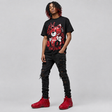Foamposite One "Gym Red" DopeSkill T-Shirt Smile Through The Pain Graphic