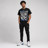 “True Blue” 3s DopeSkill T-Shirt Distorted Realms Graphic