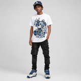 Diamond Turf II “Blue Grey” DopeSkill T-Shirt Smile Through The Pain Graphic