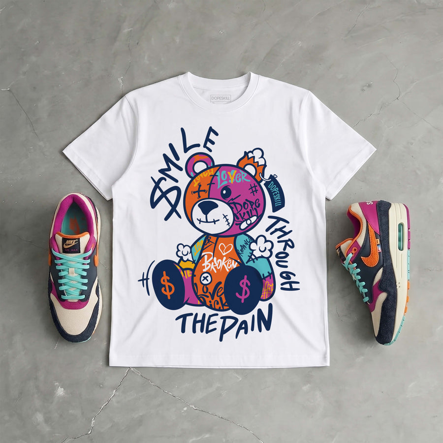 Max 1 “San Diego Padres” DopeSkill T-Shirt Smile Through The Pain Graphic