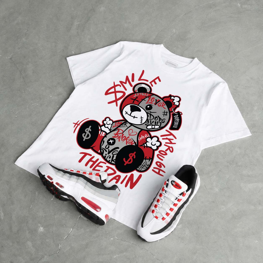 Max 95 Big Bubble "Comet Red" DopeSkill T-Shirt Smile Through The Pain Graphic