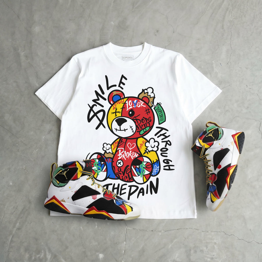 “Miro Olympic” 7s DopeSkill T-Shirt Smile Through The Pain Graphic